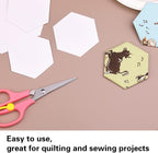 300 Count Paper Piecing Shapes Hexagon Paper Piecing Templates Quilting - Image 4