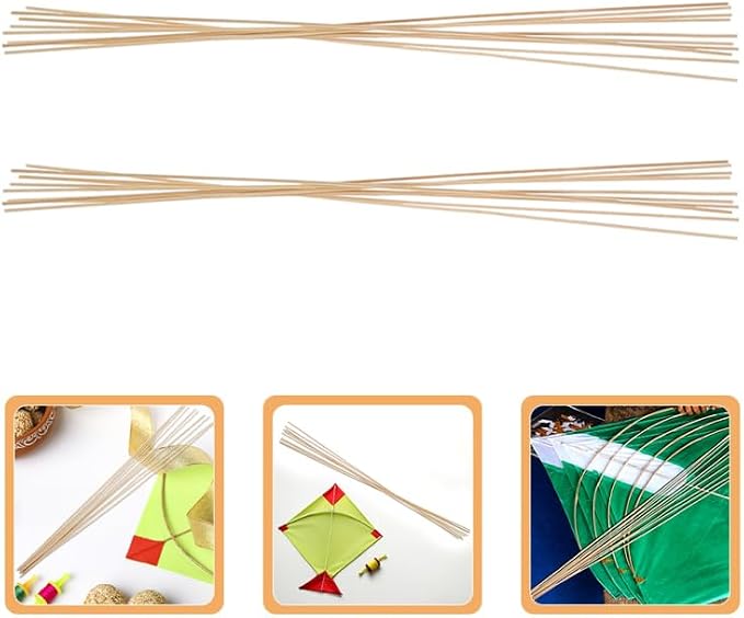 20Pcs Kite Support Rods, Craft Bamboo Sticks, Bamboo Material, - Image 4