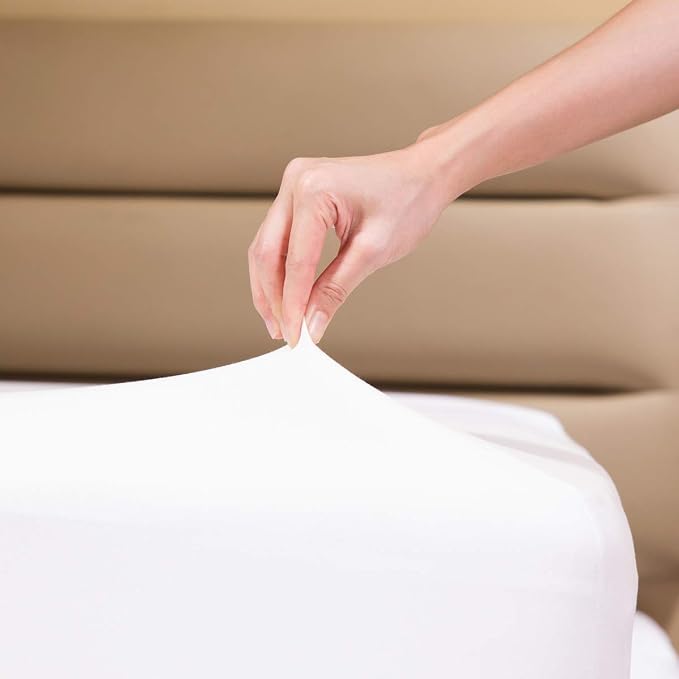 Fitted Sheet- COSMOPLUS King Fitted Sheet Only（No Flat Sheet or Pillow Shams） by COSMOPLUS