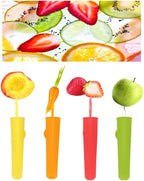Ecoberi Popsicle Molds with Attached Lids, 8 Piece | Reusable Ice Pop Maker - Image 3