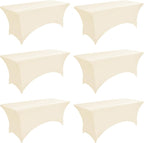 6-Pack 6ft Spandex Table Covers by Unknown