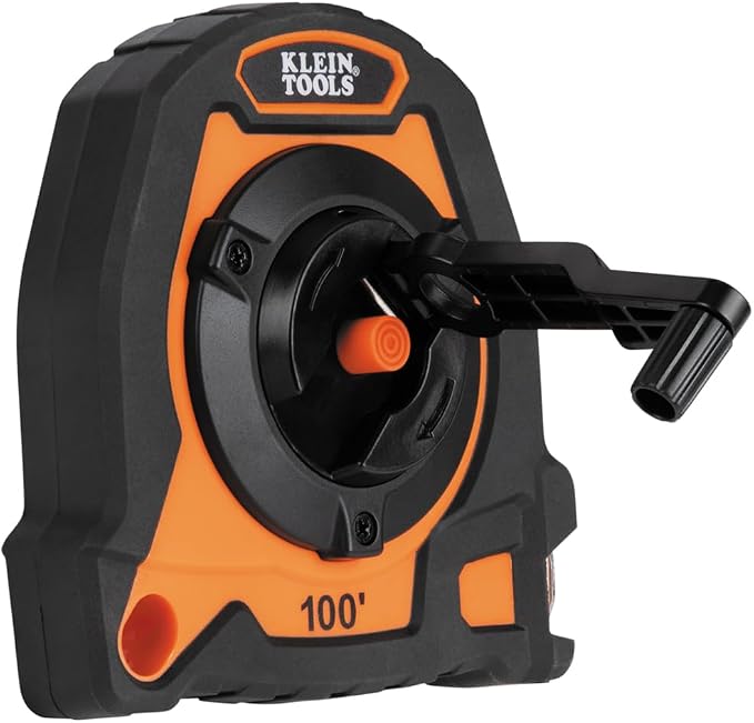 Klein Tools 94100CR Closed Reel Long Tape Measure, 100-Foot Nylon Coated Blade - Image 6