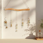 15 Inch 5 Hook Driftwood Wall Hanging Wall Mounted Jewelry Holder Natural Branch - Image 4