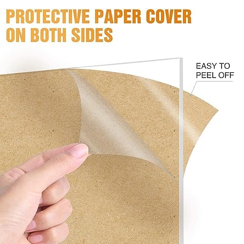 2 Pack 18x24 1/8" Clear Plexiglass Sheets - Image 2