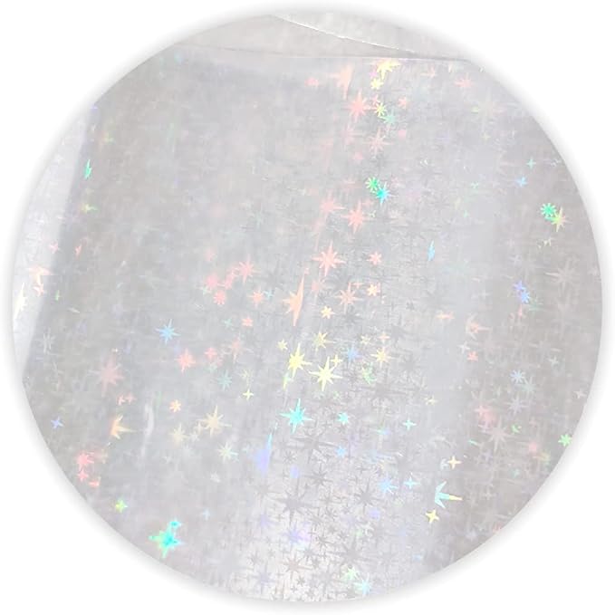 Iridescent Clear Film Laser Mirror Rainbow Transparent PVC Waterproof Vinyl - Image 4