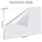 Roowest 1 Pcs 24 x 48 Inch, 1/4 Inch Thick Clear Acrylic Sheets Plastic - Image 2