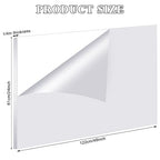 Roowest 4 Pcs 24 x 48 Inch, 1/4 Inch Thick Clear Acrylic Sheets Plastic - Image 2
