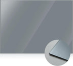 Nuanchu 1 Pcs 12 x 16 Inches Neutral Grey Tempered Glass Palette by Nuanchu