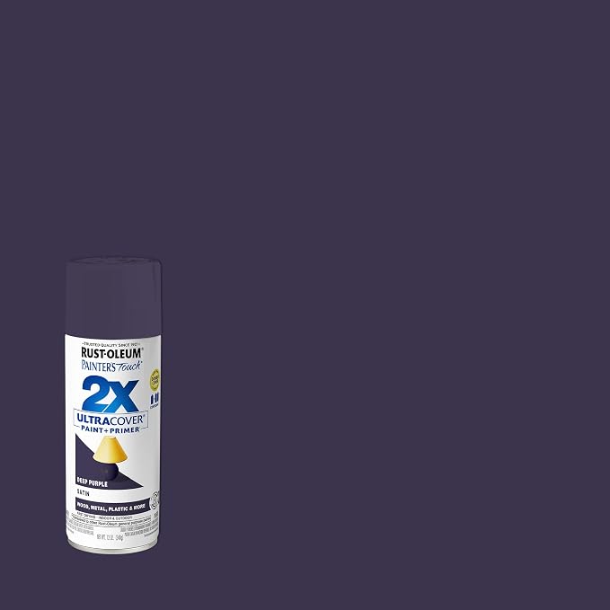 Rust-Oleum 393569 Painter's Touch 2X Ultra Cover Spray Paint, 12 oz, Satin Deep - Image 2