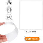 9"x12" White Paper for Art Craft 100 Sheets Drawing Paper for Sketching - Image 2