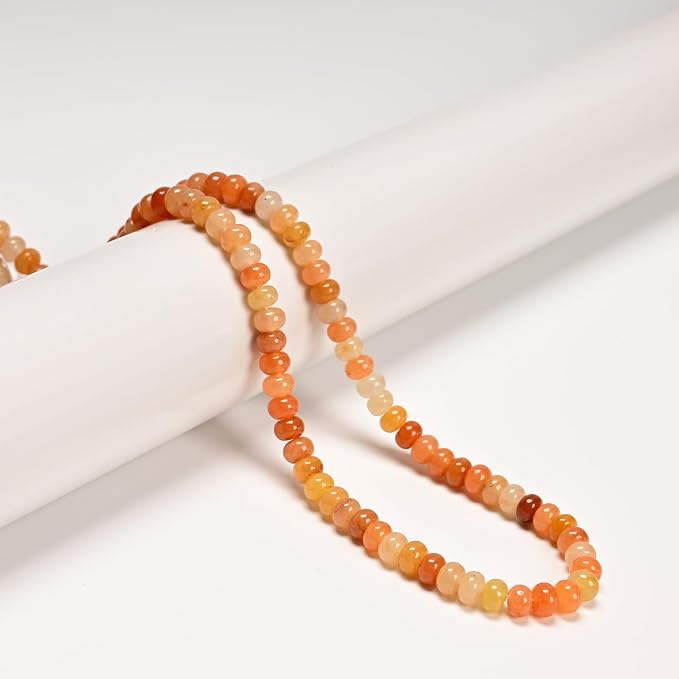 ICAI 4x6mm Natural Rondelle Beads – Loose Gemstone Spacers - Image 3