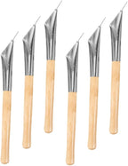 6pcs Batik Pen for Clay Pottery Batik Accessory Clay Tool for Printing Pen for by DIYEAH