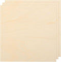 MECCANIXITY 3pcs Basswood Sheets 6 x 6 x 5/64 Inch Unfinished Wood Boards by MECCANIXITY