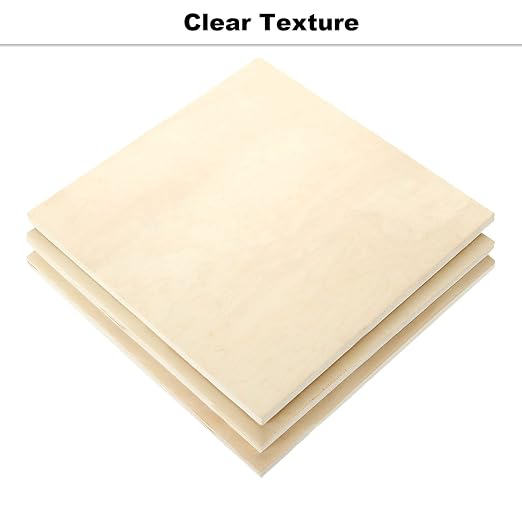 CertBuy 12" x 12" Plywood Board 1/2 Thick, 4 Pack Plywood Squares, Baltic Birch - Image 5