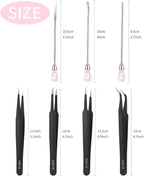 11 Pcs Resin Spoon Tools Kit-Metal Stir Sticks Resin Spoons Poke Needle - Image 2