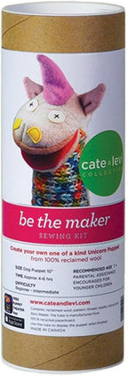 Cate & Levi - Hand Puppet Making Kit - Premium Reclaimed Wool - Machine Washable by CateLevi