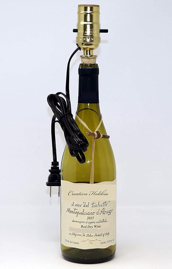 Creative Hobbies Pre-Wired Bottle Lamp Kit, Easily Convert Any Bottle Into A - Image 3