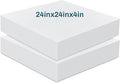Frienda 2 Pack 4" x 24" x 24"Upholstery High Density Foam Cushion Replacement by Frienda