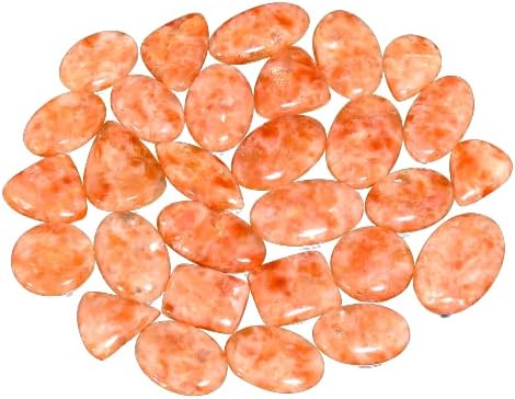Natural Loose Gemstone 5 Piece Cabochons Lot Jewelry Making Loose Gemstone by Crysmona