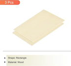 MECCANIXITY 3pcs Basswood Sheets 12 x 8 x 5/64 Inch Unfinished Wood Boards - Image 3