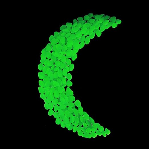 Glow Pebbles Green, Garden Lawn Yard, Fish Tank, Luminous Pebbles Powered by - Image 7