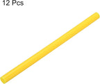 uxcell Mini Hot Glue Sticks for Glue Gun 11mm x 200mm Light Yellow 12pcs - Image 3