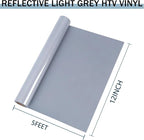 HTVVETUR Reflective Heat Transfer Vinyl Roll 12 Inch by 10 Feet Iron on DIY - Image 3