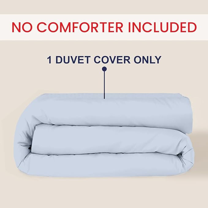 Kotton Culture 1 Pc Duvet Cover Queen Size/Full Size-100% Egyptian Cotton 600 - Image 2