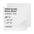 Mirror Acrylic Sheets 1/8 ” Thick by gdhwcxl