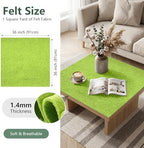 Apple Green Felt Fabric 36'' X 36'', 1.4mm Large Felt Sheets Soft Durable - Image 2