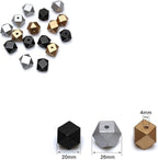 20mm Geometric Wood Beads - Image 4