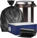 Plasticplace 12-16 Gallon Trash Bags │ 8 Microns │ Black High Density Liners │ 24" x 33" (1000 Count)