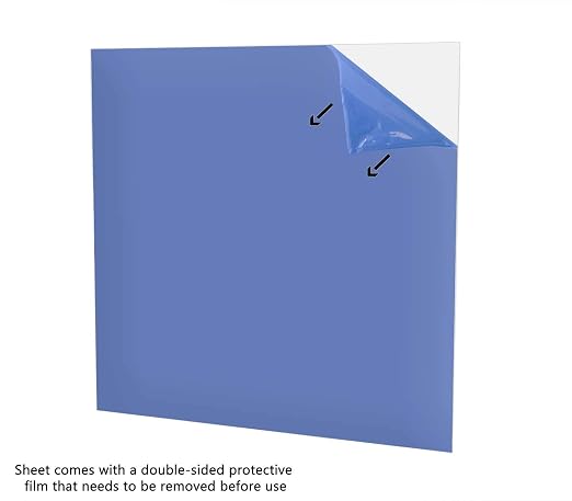 Clear Acrylic Rectangular DIY Blank Sheet 22" x 24" Plexiglass 1/4" Thick - Image 2