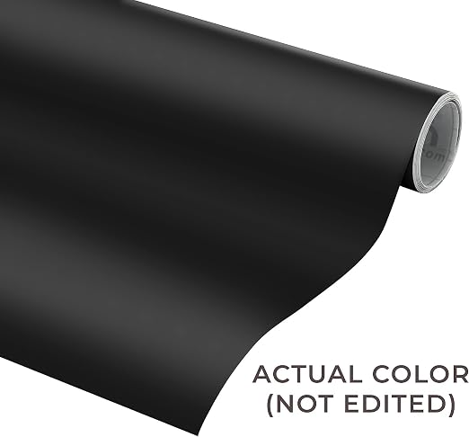 VViViD Black Matte DECO65 Permanent Adhesive Craft Vinyl - Image 2