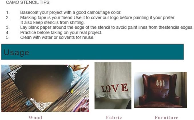 DIY Decorative Stencil Template - Image 2
