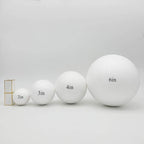 Crafjie Craft Foam Balls 3 Inches in Diameter 15-Pack, Smooth Polystyrenets - Image 3