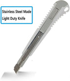 9mm Snap Off Utility Knife 3 Pack High Hardness Retractable Box Cutters - Image 3