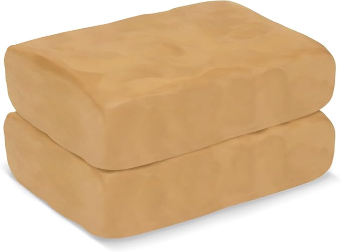 ZEHIQ Air Dry Clay-2.2 lbs Natural Yellow Pottery Clay by ZEHIQ