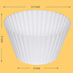 Extra Large Silicone Cupcake Muffin Cups 12 Pcs | Non-stick, - Image 2