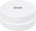 Frienda 2 Pack 15" D x 3" H Round Upholstery High Density Foam Cushion by Frienda
