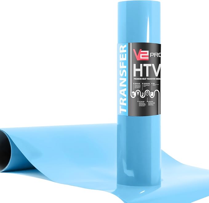 V2 Pro Heat Transfer Vinyl Film HTV Roll by VVIVIDVINYL