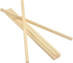 MECCANIXITY 10Pcs Wood Strips Slats, 1/4" x 3/8" x 12" Thin Wood Sticks Flat by MECCANIXITY