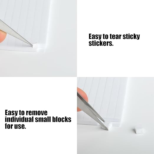 10800Pcs Double-Sided Adhesive Pads, 18 Sheets Foam Dots Adhesive Foam Square - Image 3
