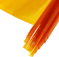 HYANG Dark Yellow Transparent PVC Super Clear Holographic Vinyl Faux Leather by HYANGHAVEPUPVCALLLEATHER