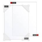 Enoin 2pcs Acrylic Frame 11x14 inch by Enoin