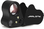 JARLINK 30X 60X Illuminated Jewelers Loupe Magnifier, Foldable Jewelry Magnifier by JARLINK