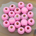 AD Beads Wood Spacer Loose Wooden Craft Beads Big Hole Beads Assorted by ADBeads