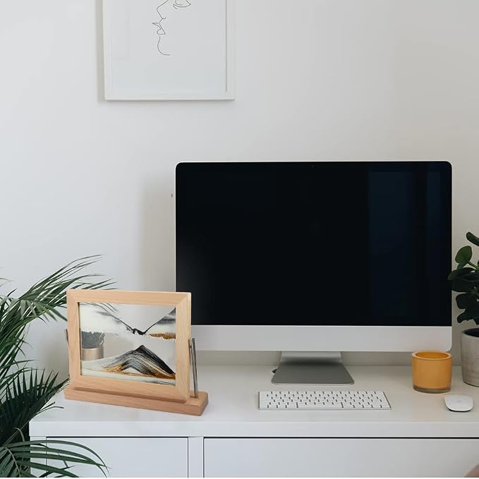Bochino Moving Sand Art Picture Dynamic Sand Picture 3D Sand Art Frame - Image 6
