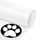 TransWonder White Puff-Vinyl-Heat-Transfer by TransWonder