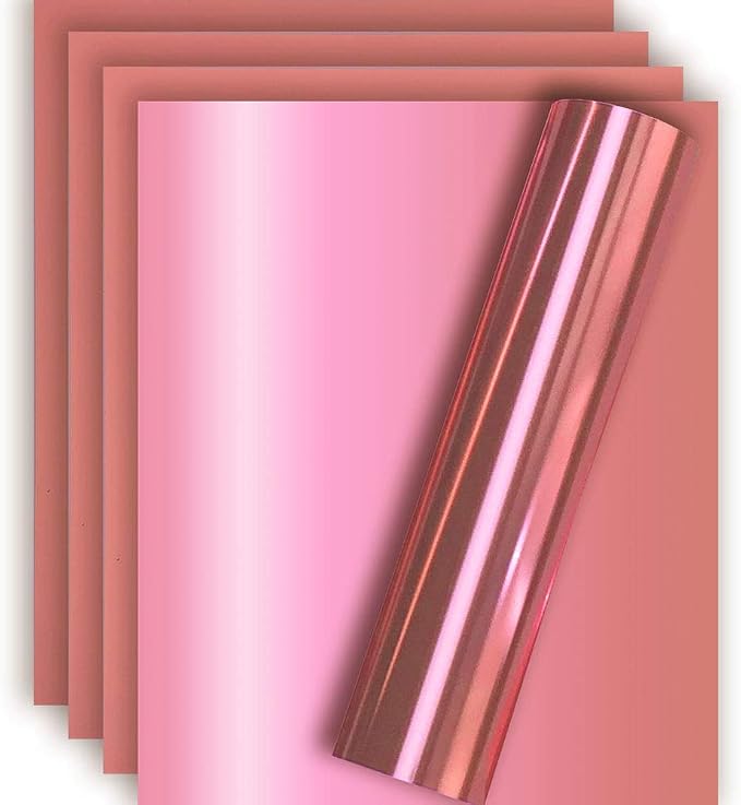 Pink Foil HTV Heat Transfer Vinyl by TvinylWarehouse